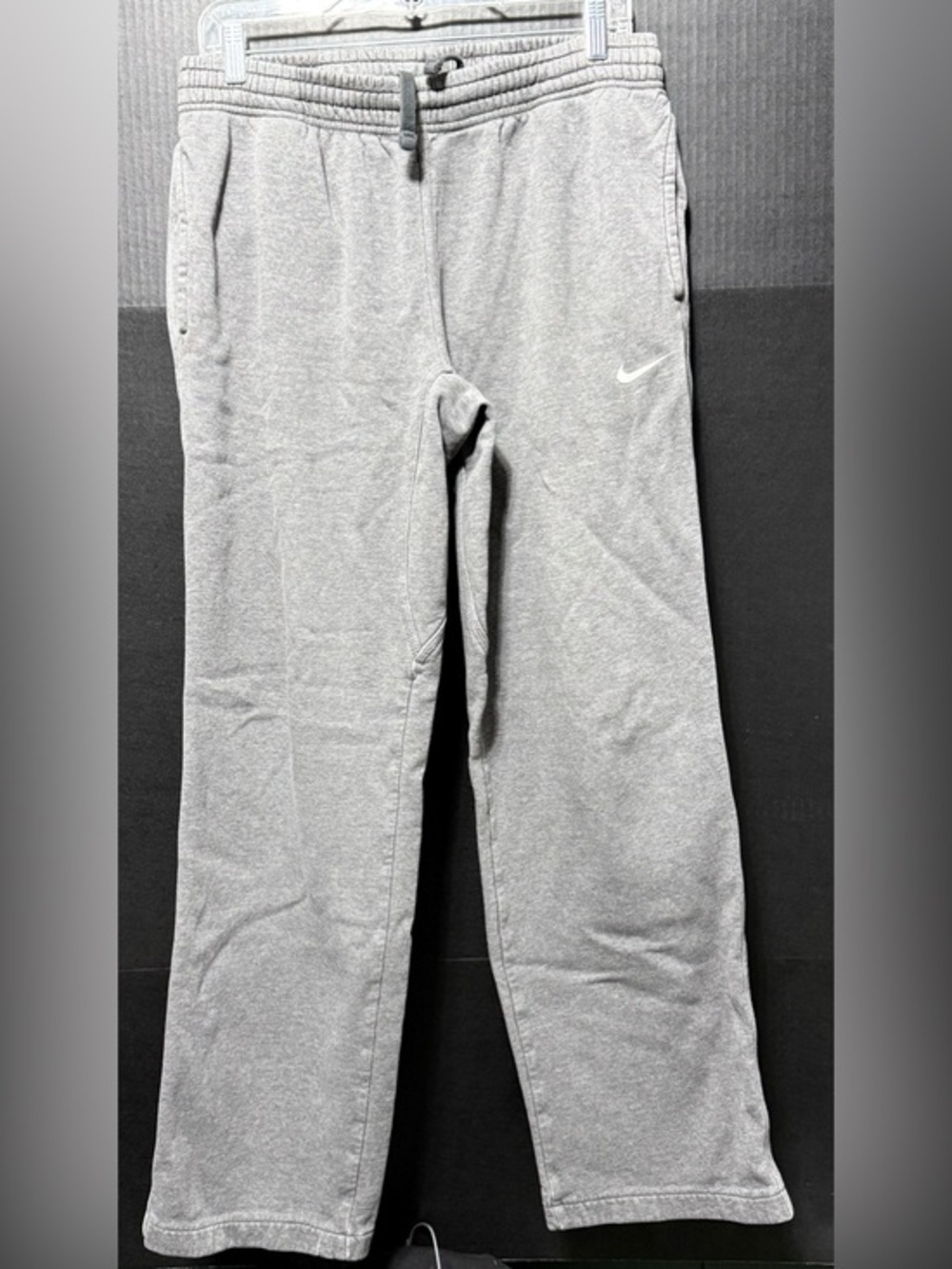 🍄Nike VINTAGE Blue Tag Gray Straight Leg Sweatpants
